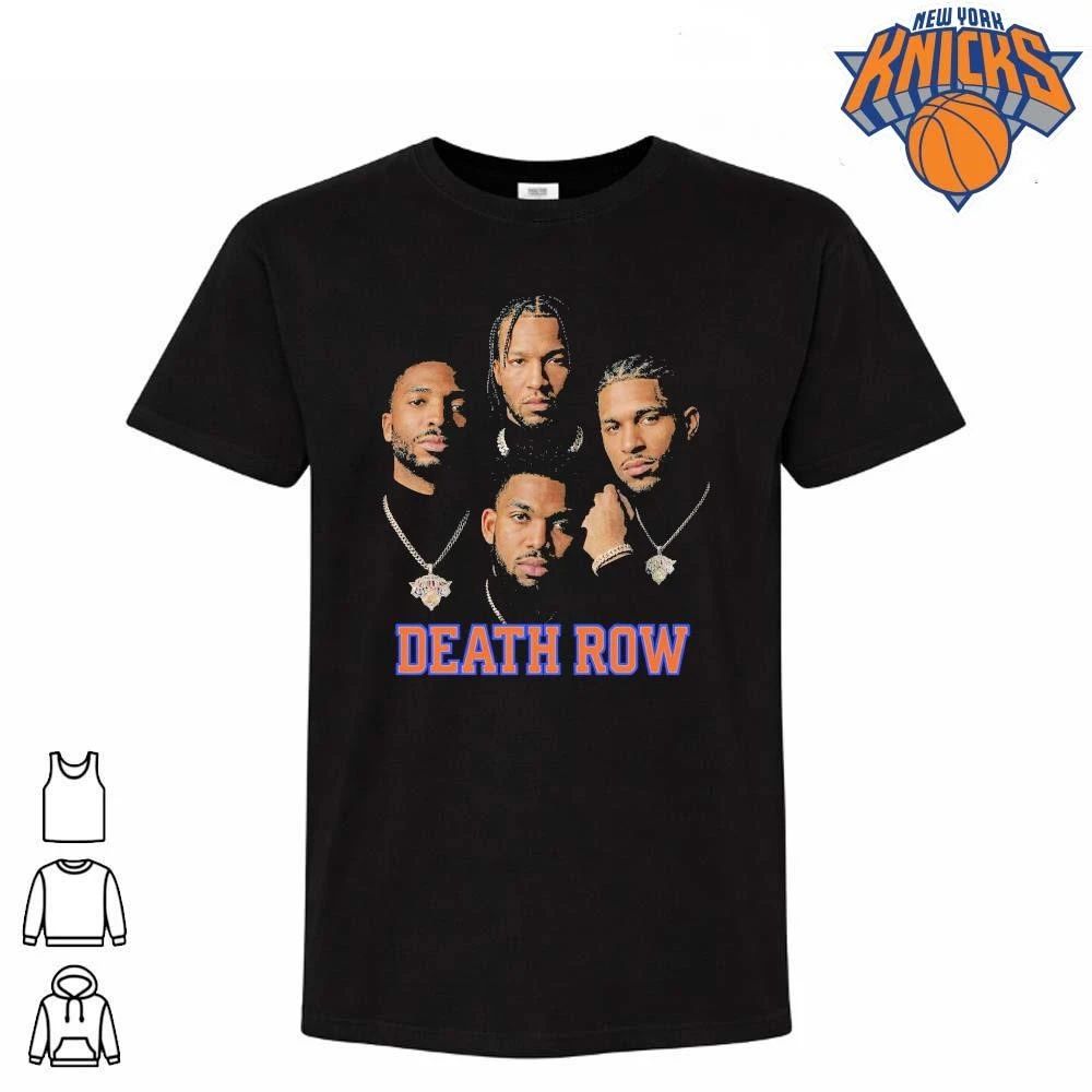 New York Knicks Death Row Records Hip Hop Team Players Graphic NBA Finals 2026 Shirt