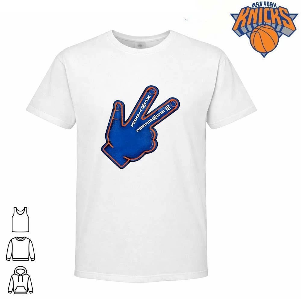 New York Knicks Champions NBA 2026 Three Pointer New York Or Nowhere Foam Finger Shirt