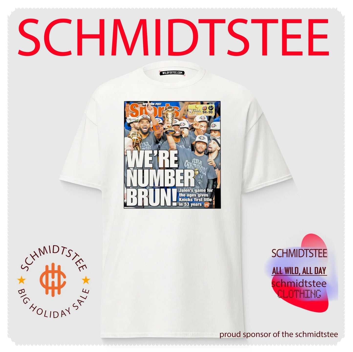 New York Knicks 2026 NBA Finals Champions we’re number Brun Newspaper Cover shirt