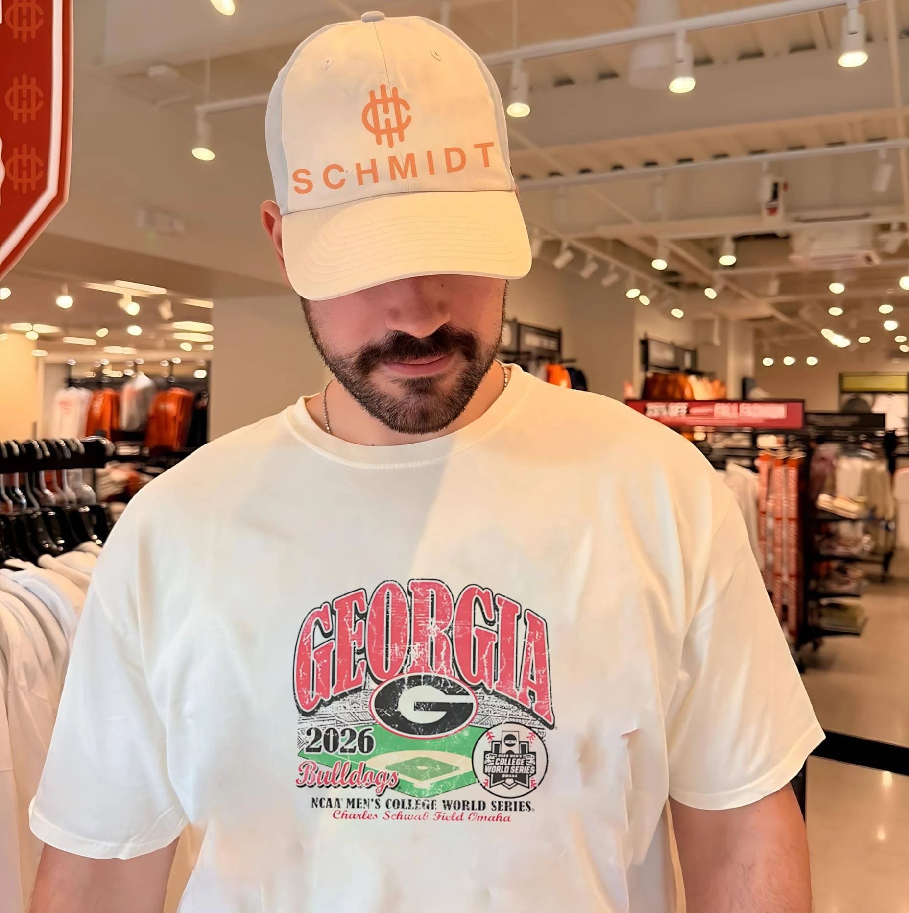 Georgia Bulldogs 2026 College World Series Bound stadium shirt