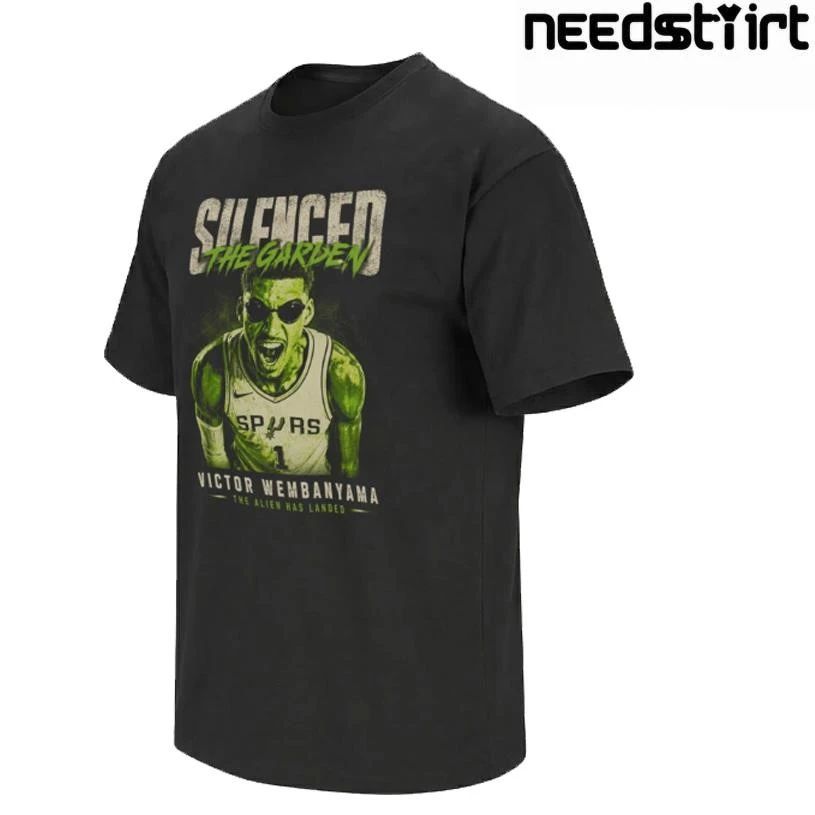 Victor Wembanyama Silenced The Garden San Antonio Spurs NBA Finals 2026 Shirt