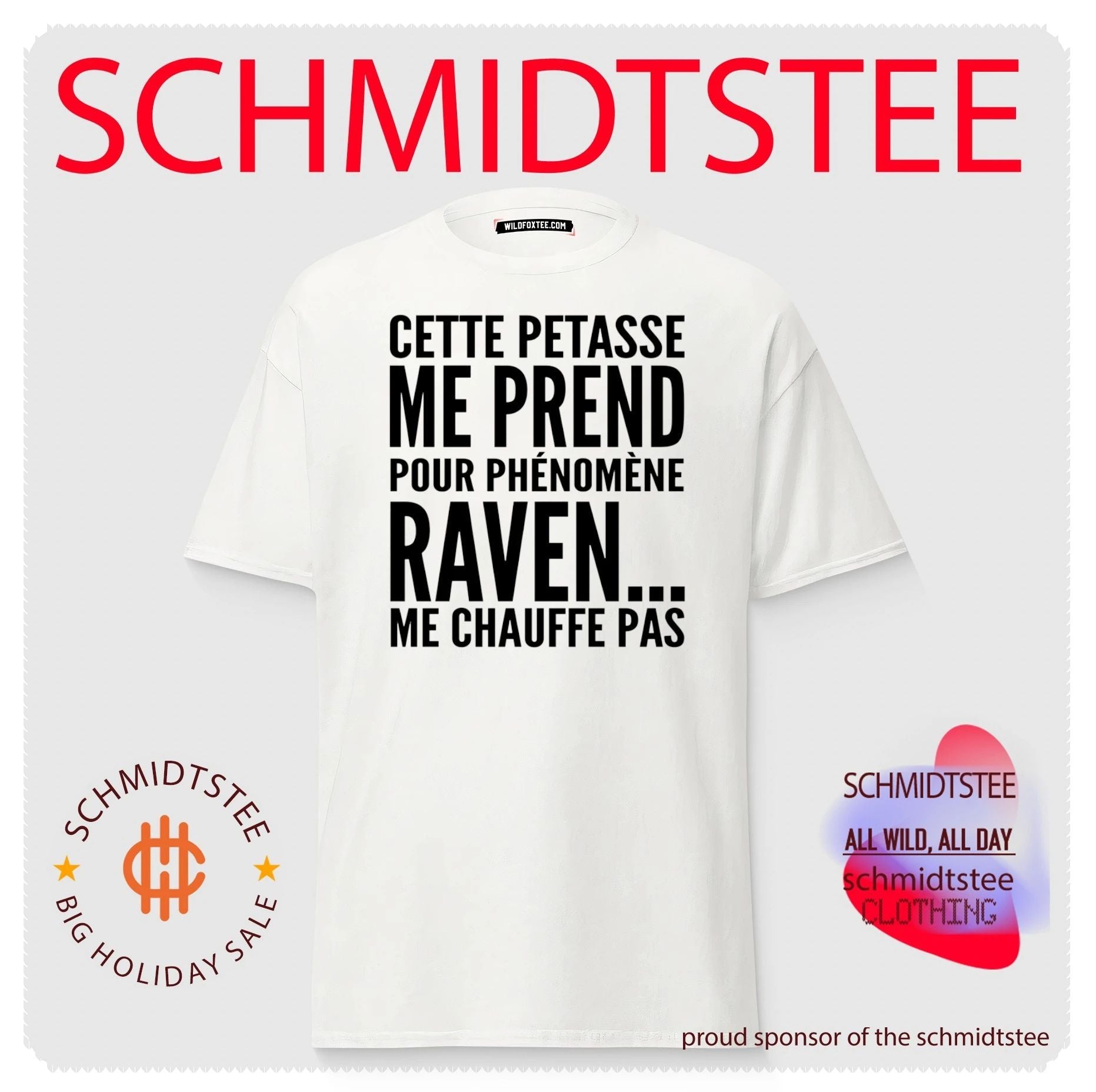 Cette petasse me prend pour phenomene raven shirt