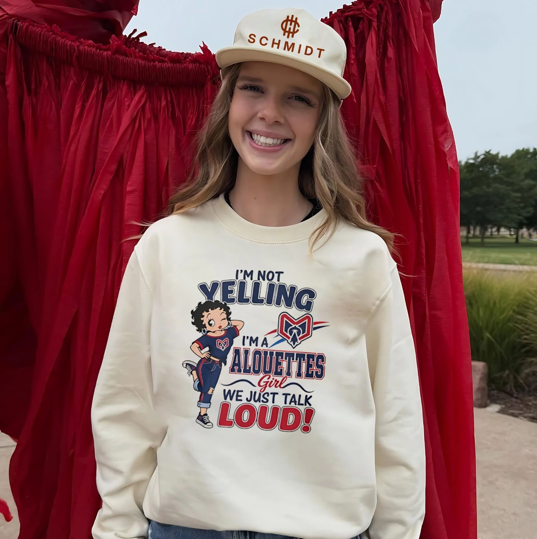 I’m not yelling I’m a Alouettes we just talk loud shirt