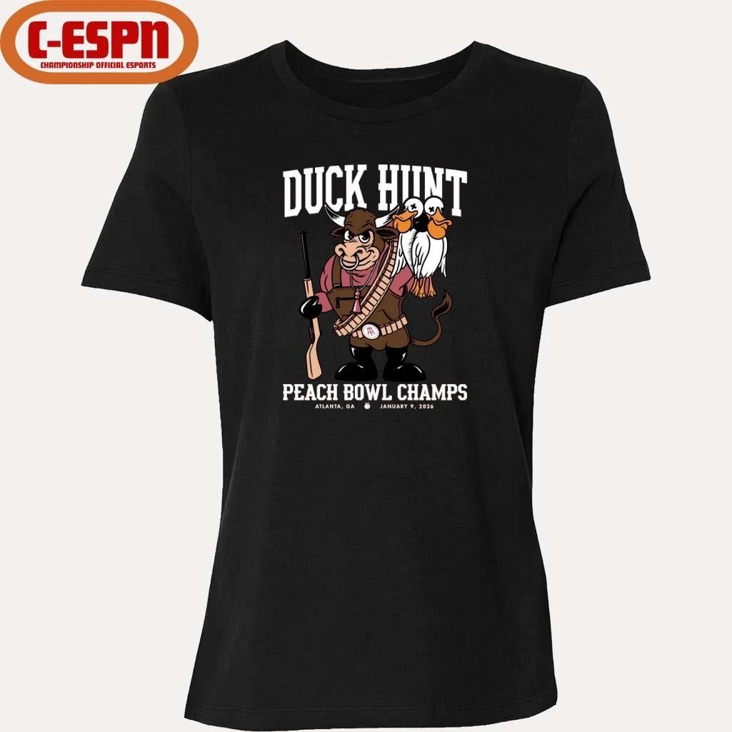 Indiana Hoosiers Duck Hunt Peach Bowl Champions Shirt