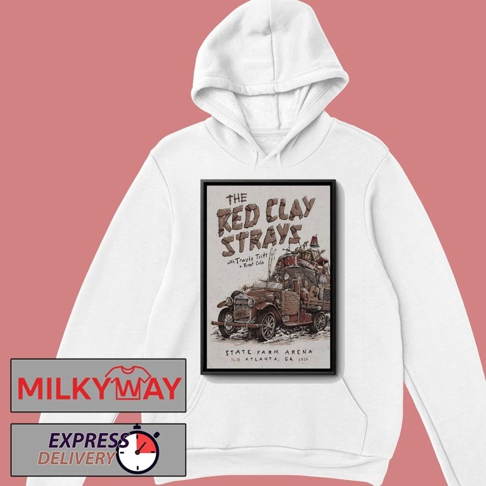 The Red Clay Strays November 13 2026 In Atlanta GA Poster shirt