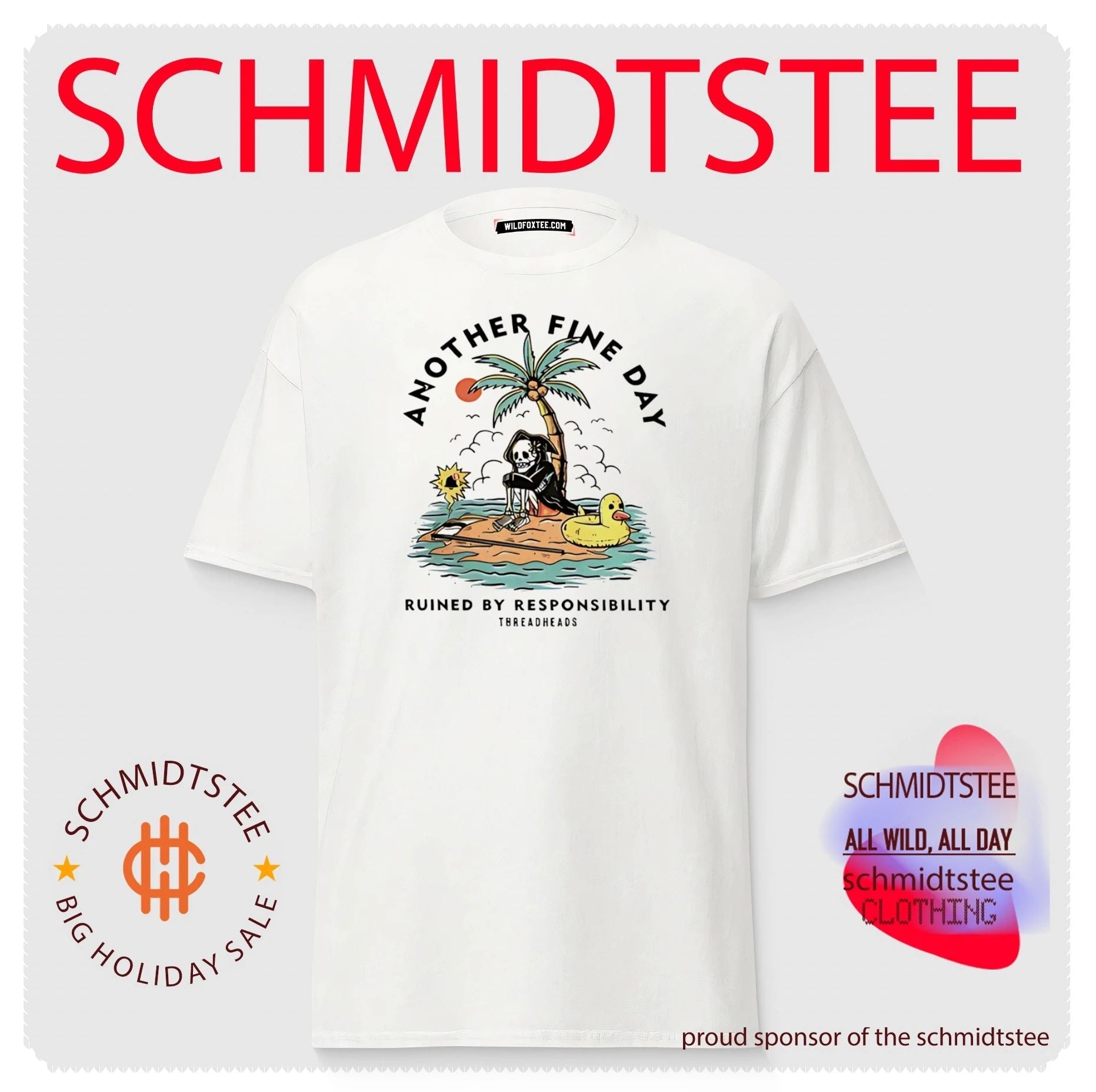 Another fine day ruined by responsibility threadheads shirt