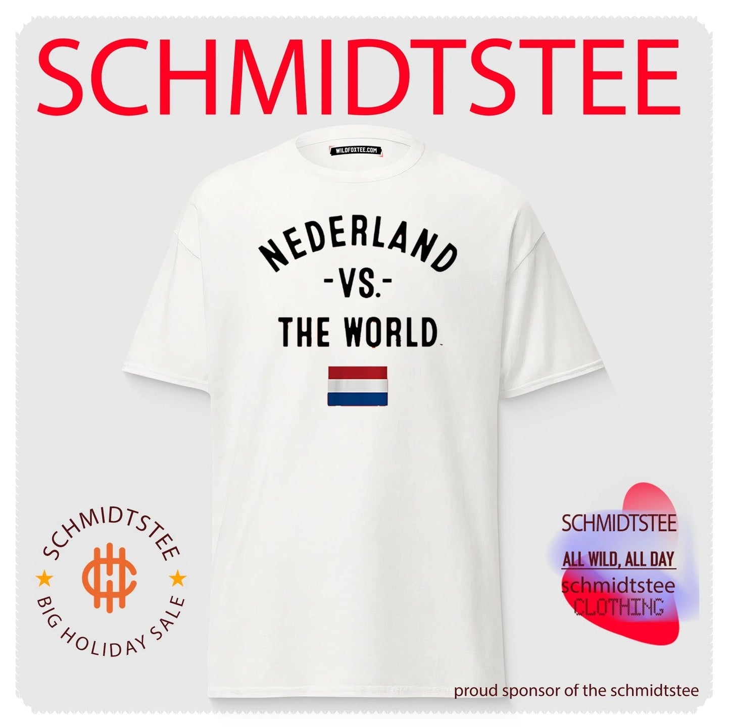 Nederland vs The World 2026 flag shirt