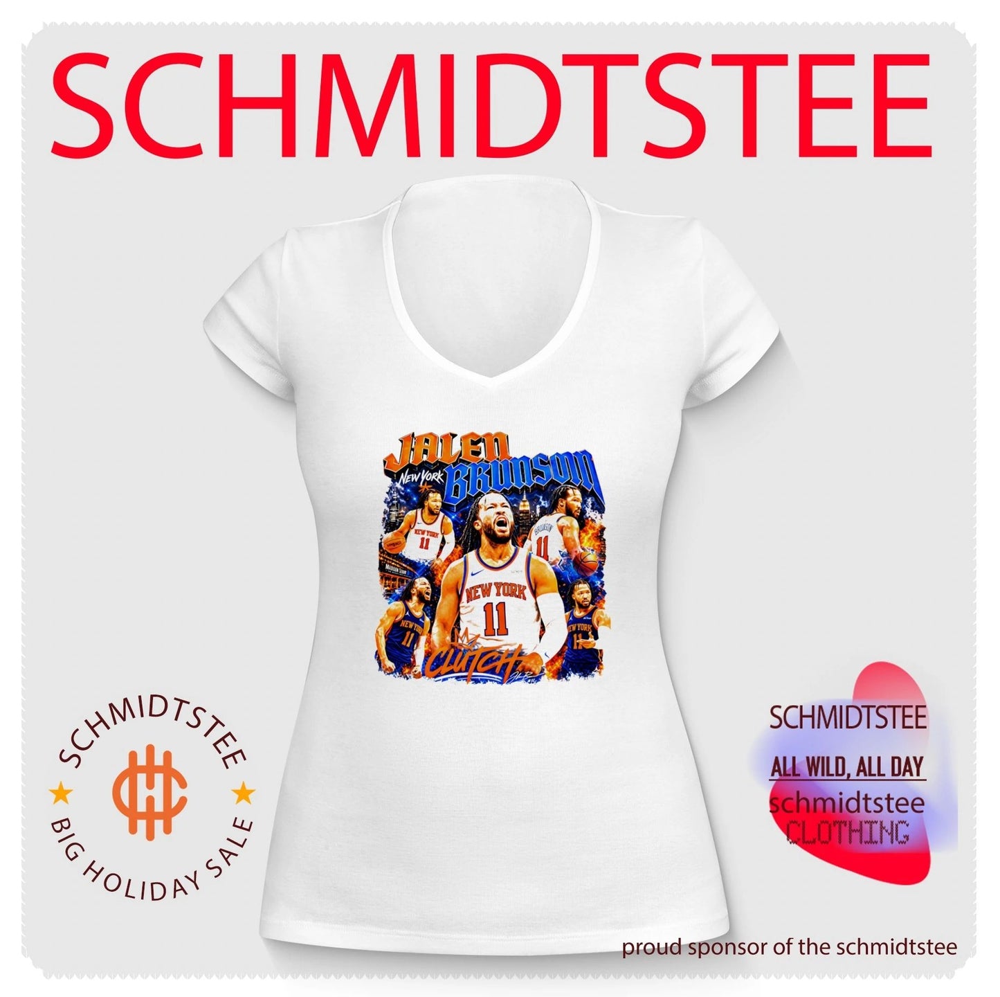 Jalen Brunson New York Knicks New York Clutch graphic shirt
