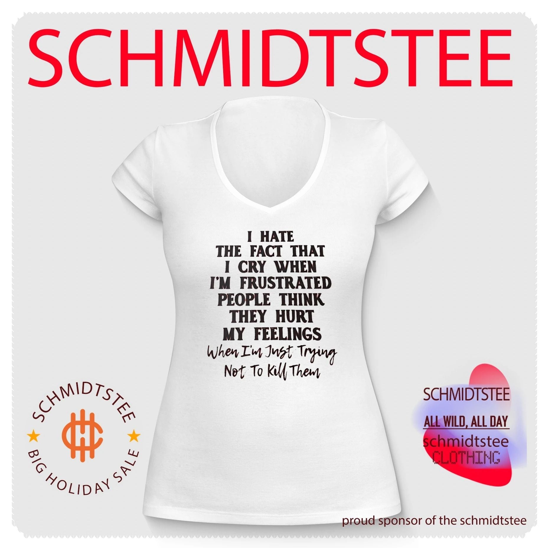 I hate the fact that I cry when I’m frustrated people think they hurt shirt