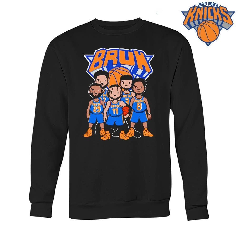 Cute Chibi Jalen Brunson Josh Hart OG Anunoby Mitchell Robinson New York Knicks BRUH Squad Basketball Graphic nba finals 2026 shirt