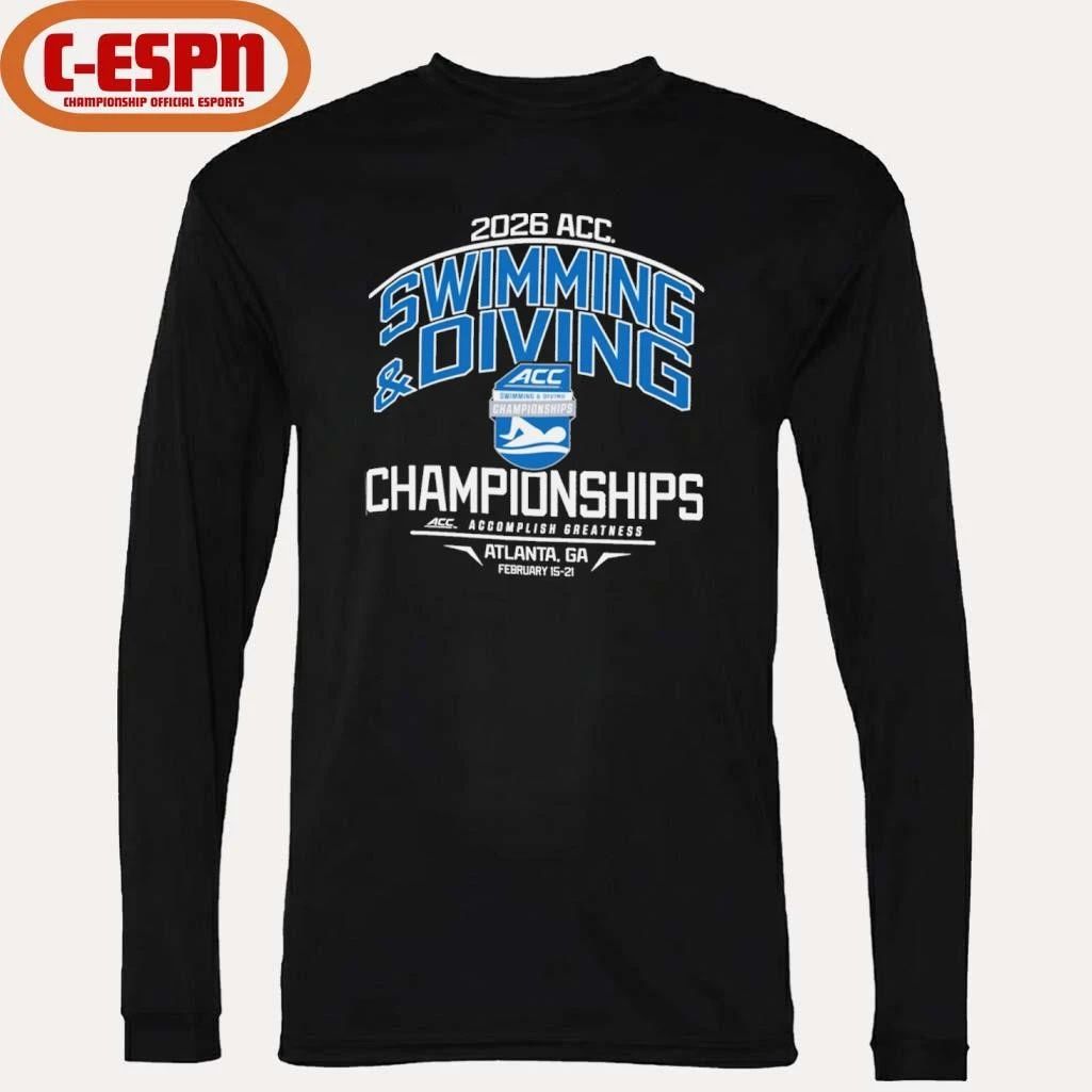 2026 Atlantic Coast Conference Men’s & Women’s Swimming & Diving Championships Shirt