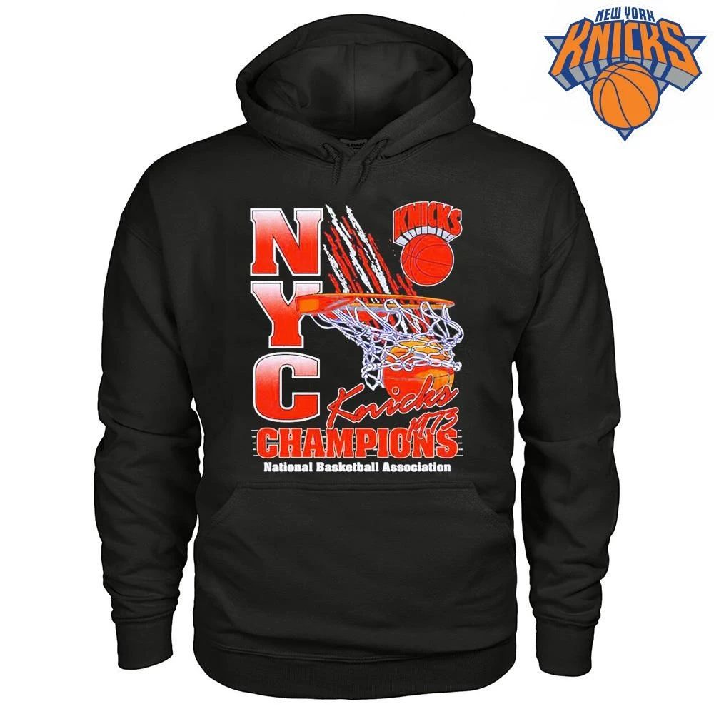 New York Knicks NYC 1973 champions national basketball association hoop ball T Shirt