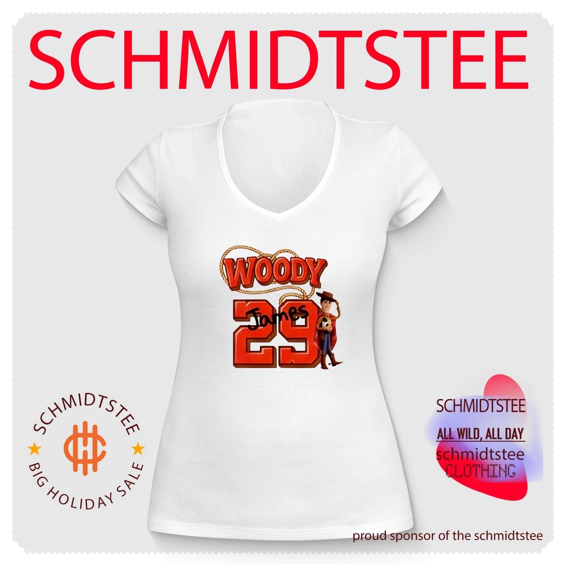 Nationals Woody James Toy Story 5 Shirt