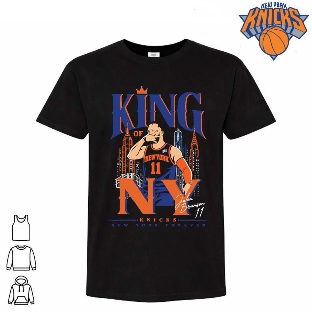 New York Knicks Champions NBA 2026 Jalen Brunson King of NY Graphic Tee Shirt