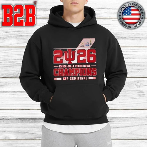 2026 Chick-Fil-A Peach Bowl Champions CFP Semifinal Shirt