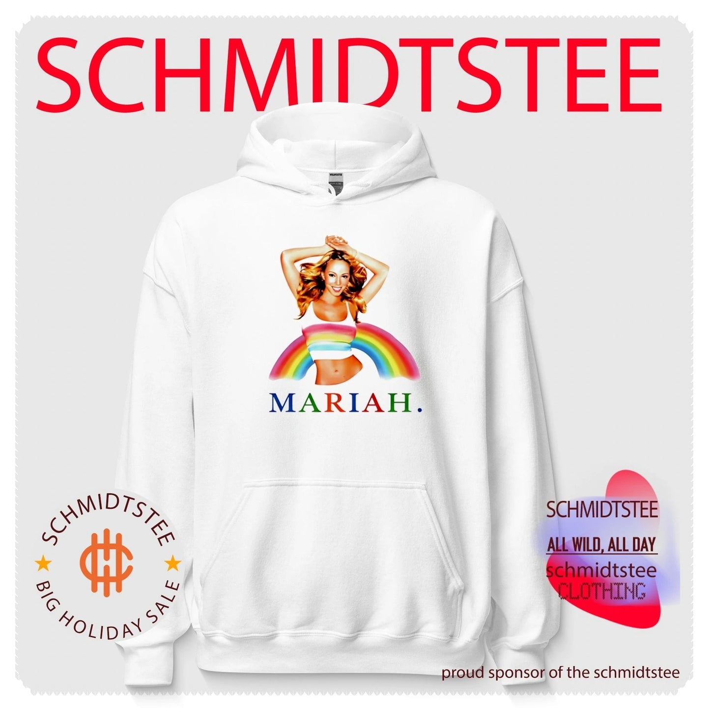Mariah Carey Rainbow Pop Music Diva shirt