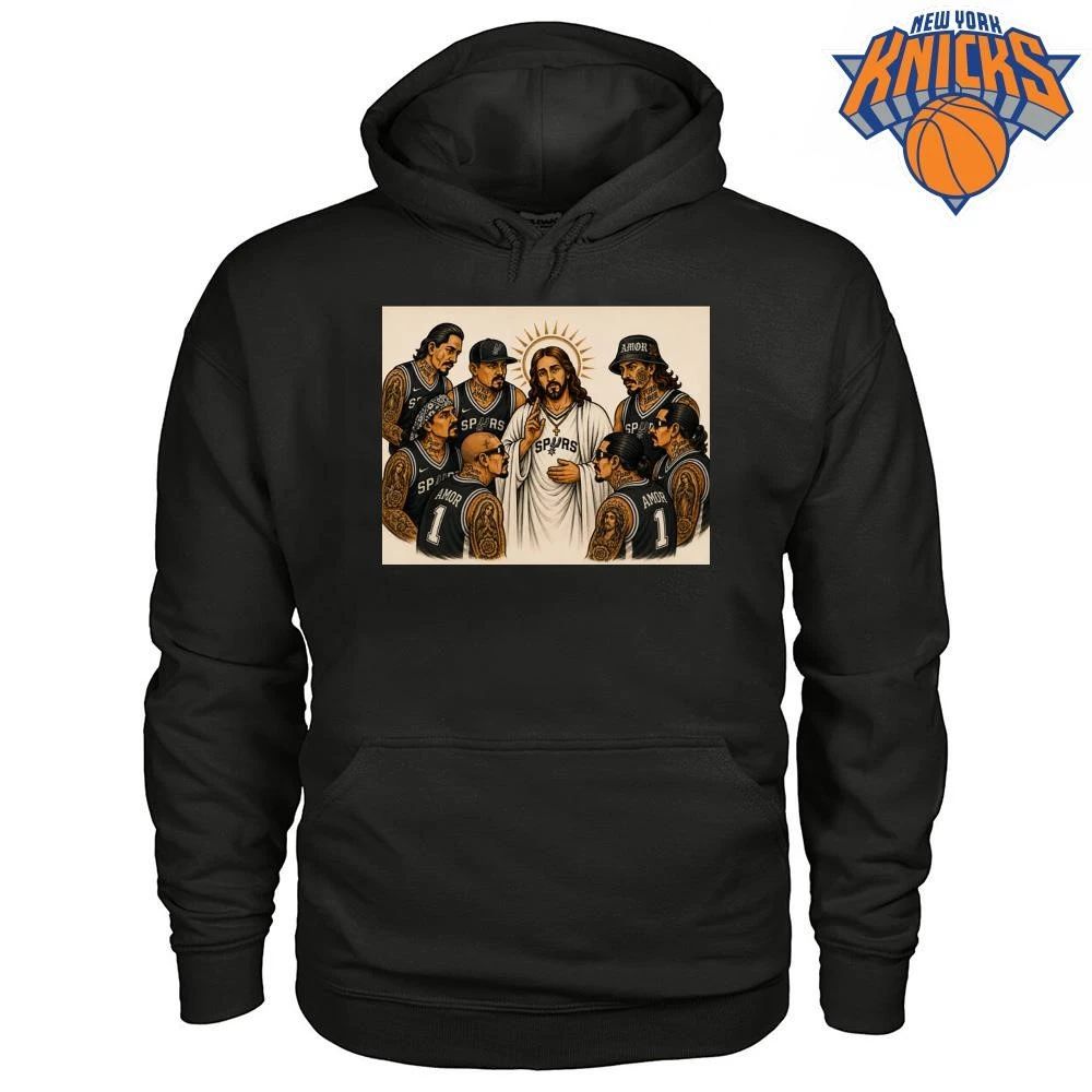 San Antonio Spurs Jesus Puro Amor Chicano Tattoo Art Religious Graphic Vintage NBA Finals 2026 Shirt
