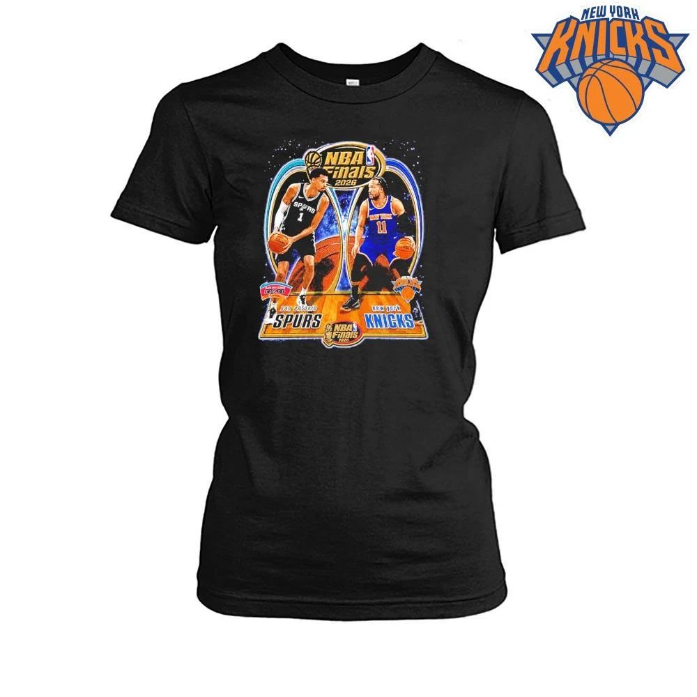 San Antonio Spurs vs New York Knicks NBA Finals 2026 Championship Shirt