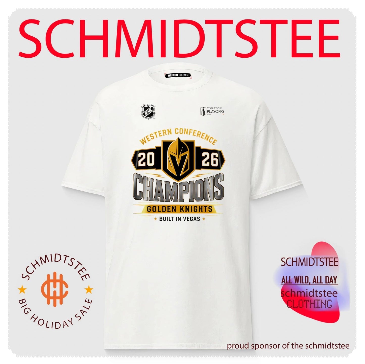 Western Conference Champions 2026 Vegas Golden Knights logo shirt