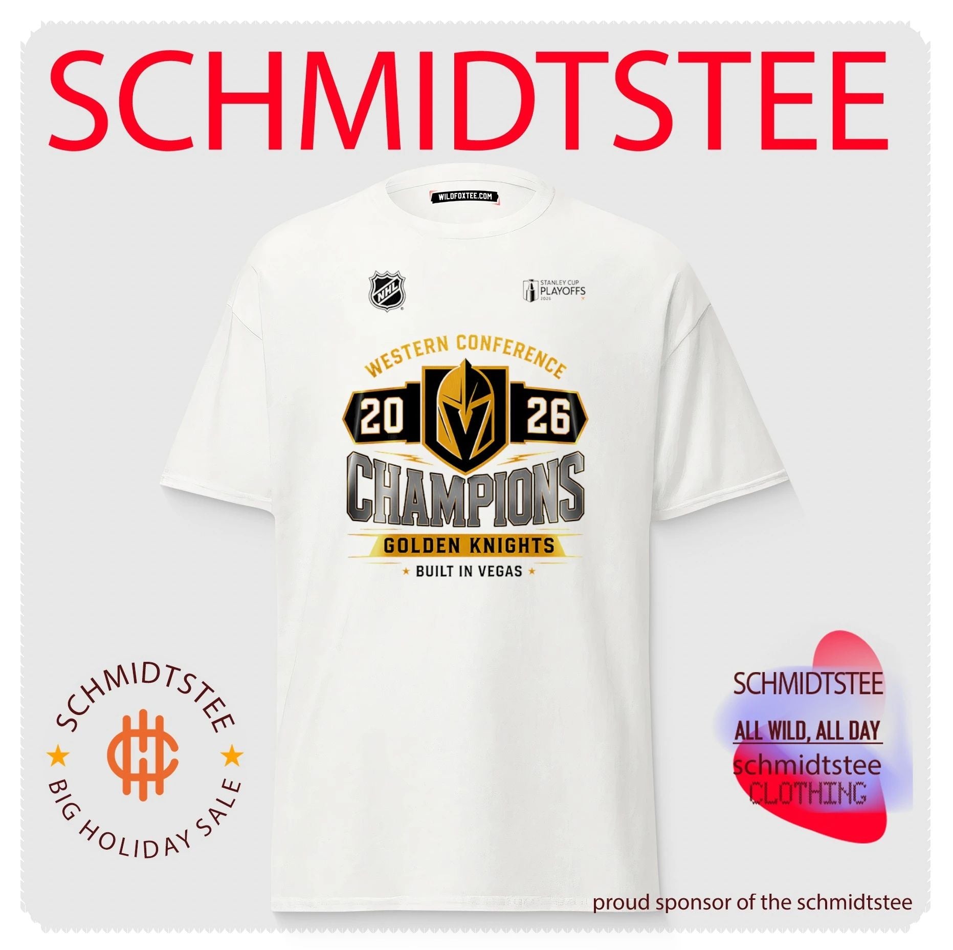Western Conference Champions 2026 Vegas Golden Knights logo shirt