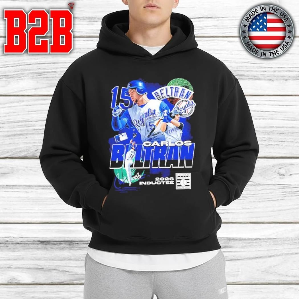 Kansas City Royals Carlos Beltran 2026 Hall Of Fame Shirt