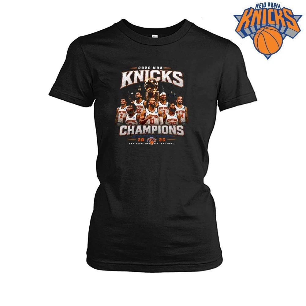One Team. One City. One Goal. Knicks Champions 2026 Shirt