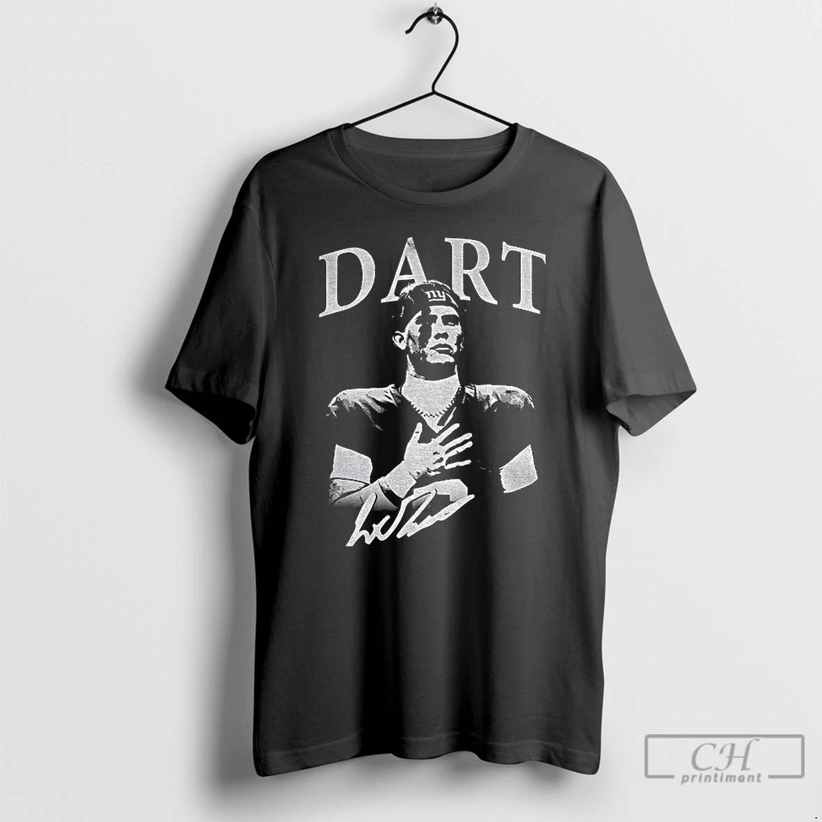 Premium Jaxson Dart Vintage Signature New York Giants Football T Shirts