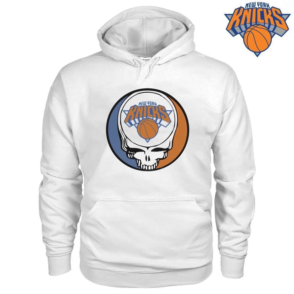 New York Knicks Grateful Dead Steal Your Face Skull Rock Basketball Mashup NBA Finals 2026 Shirt