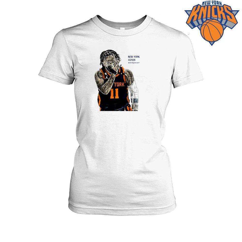 Jalen Brunson New York Knicks senriquez art 2026 basketball shirt