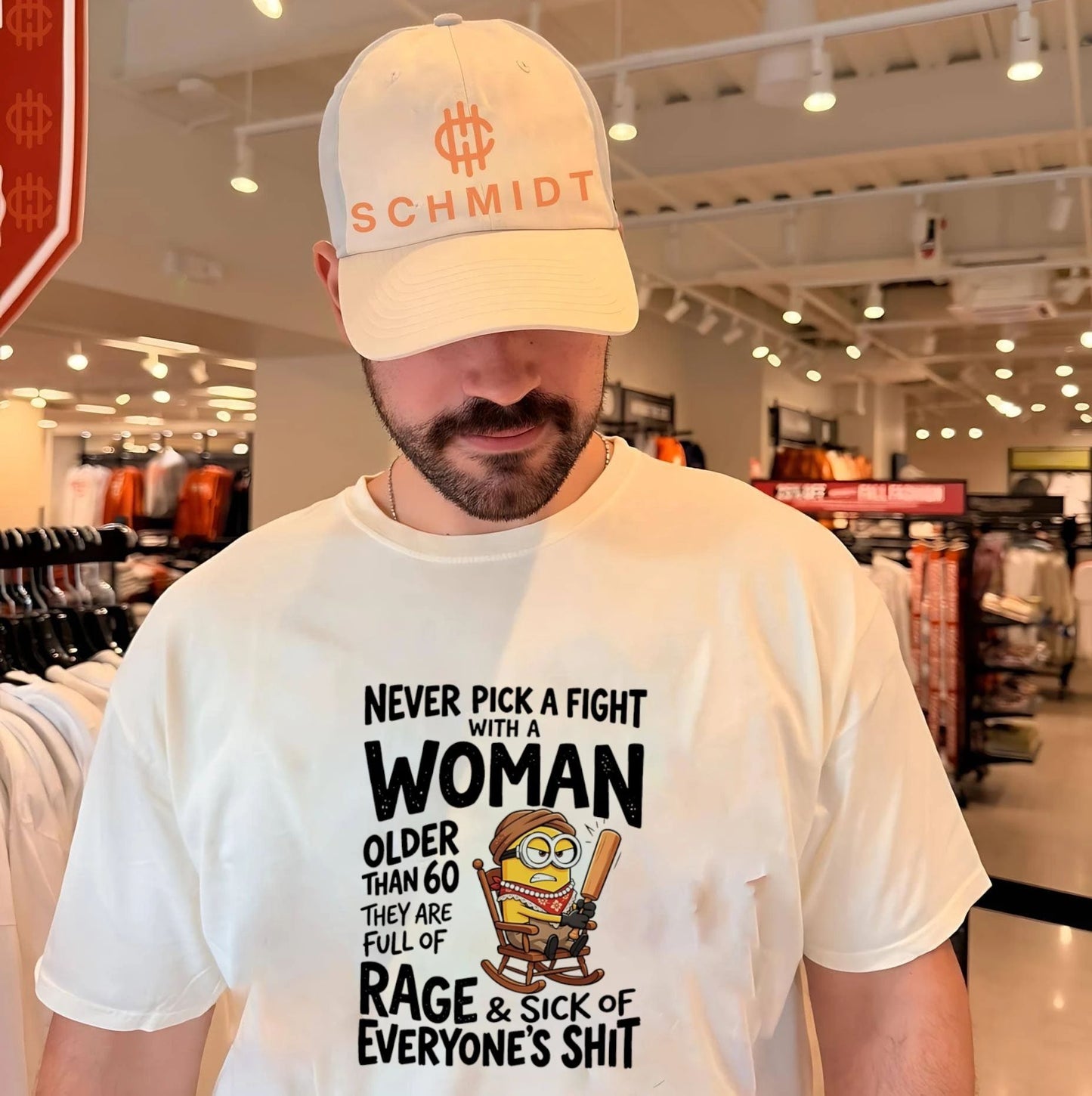 Never pick a fight with a woman older than 60 they are full of shirt