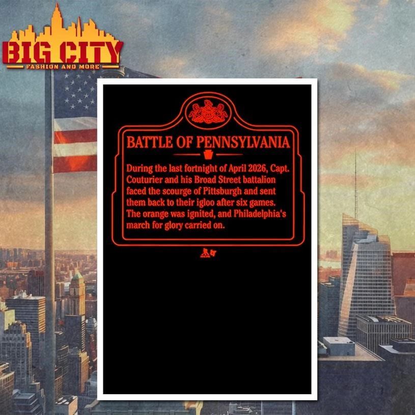 Philadelphia Hockey The Battle of Pennsylvania Graphic Shirt