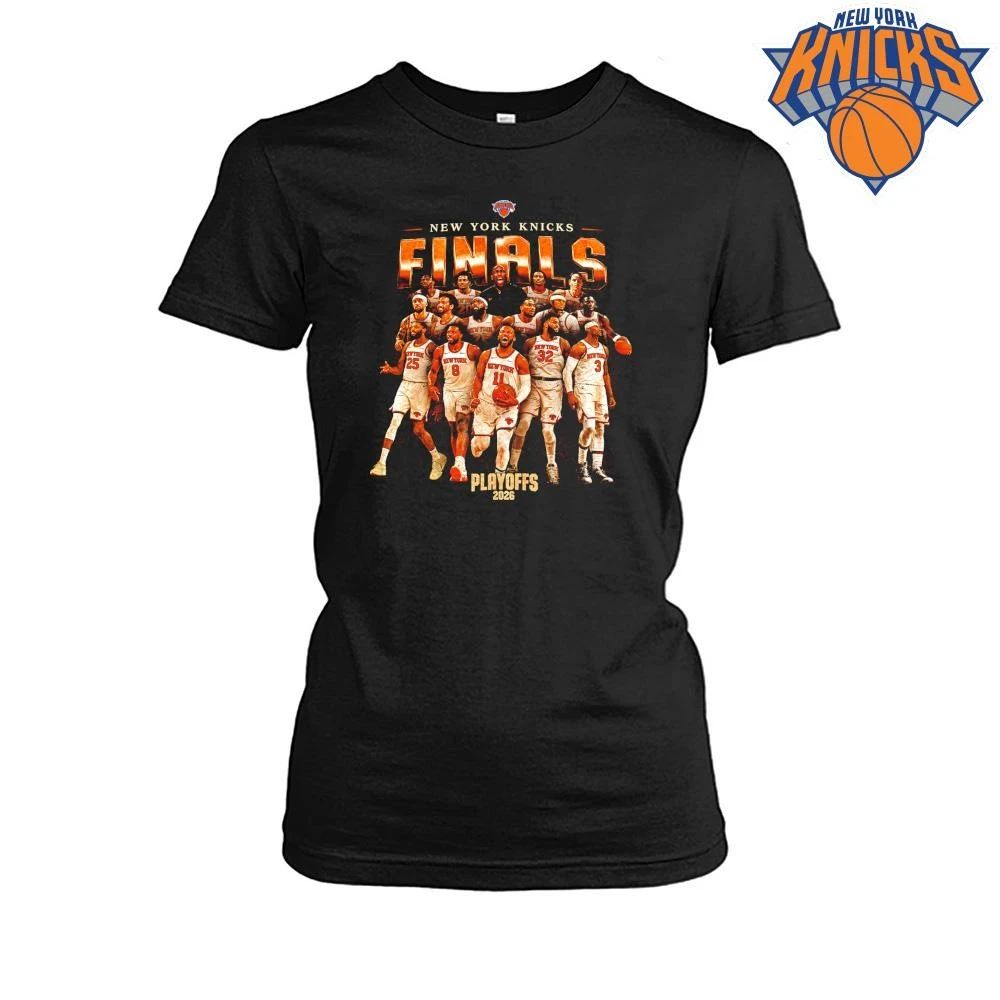 New York Knicks NBA Finals 2026 Playoffs Basketball Graphic Shirt