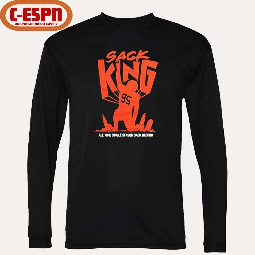 Myles Garrett sack king all-time single season sack record T-Shirt