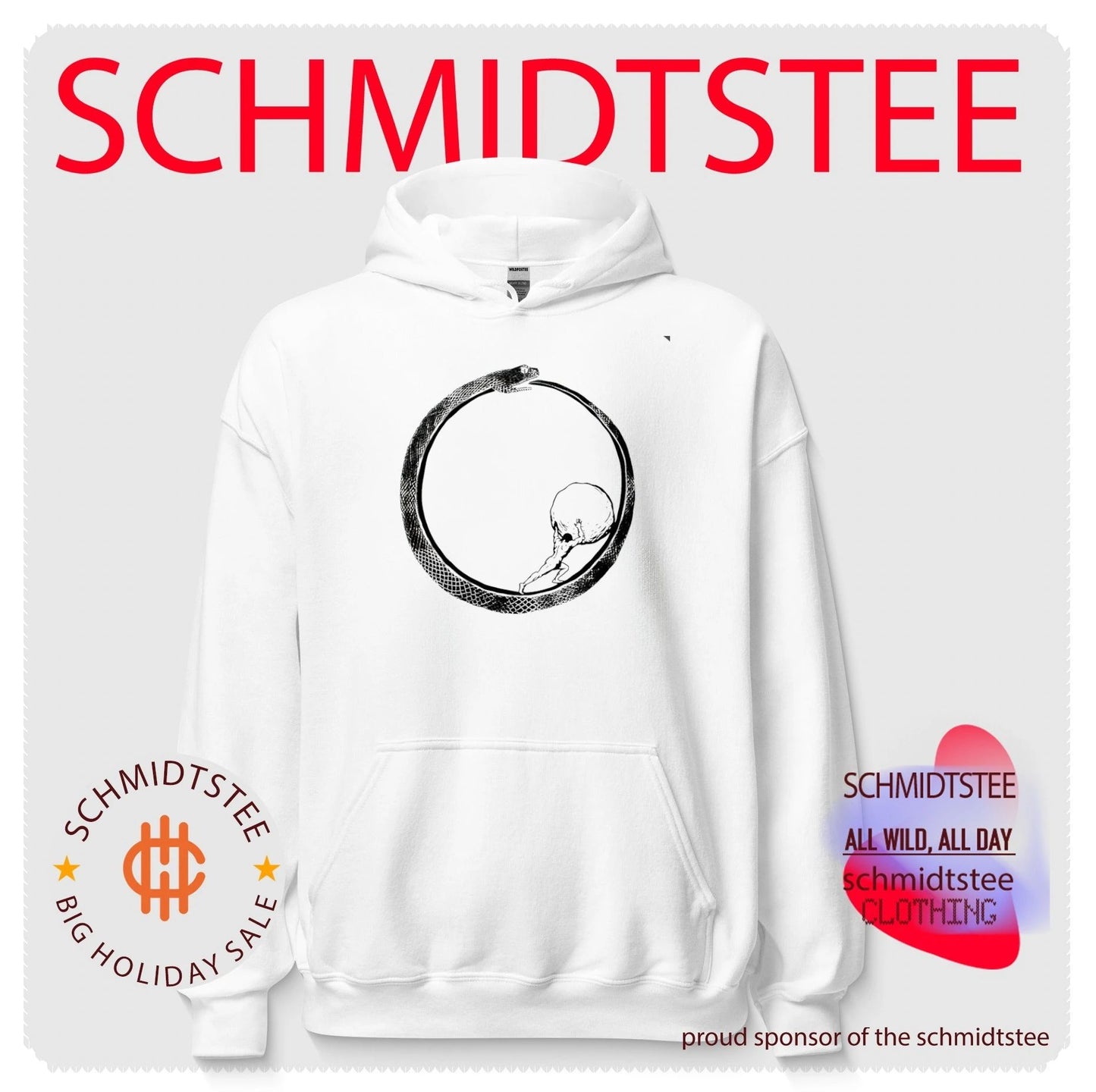 Sisyphus in Ouroboros illustrated shirt