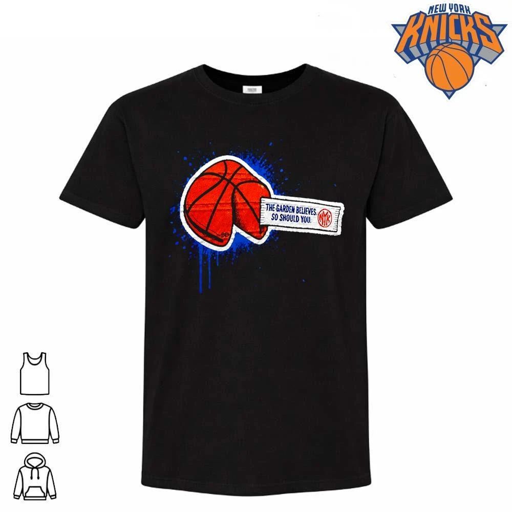 The Garden Believes Fortune Cookie New York Knicks Black Shirt