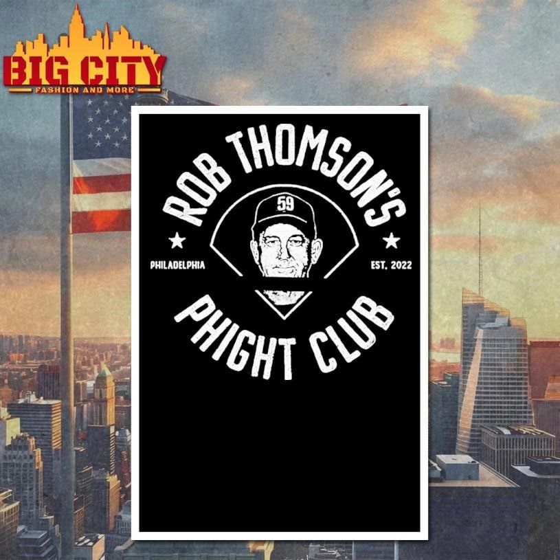 Bailey Falter Wearing Rob Thomsons Phicht Club Shirt