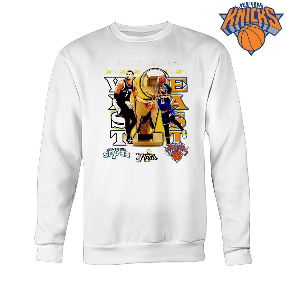 Victor Wembanyama San Antonio Spurs and Jalen Brunson New York Knicks NBA Finals 2026 shirt