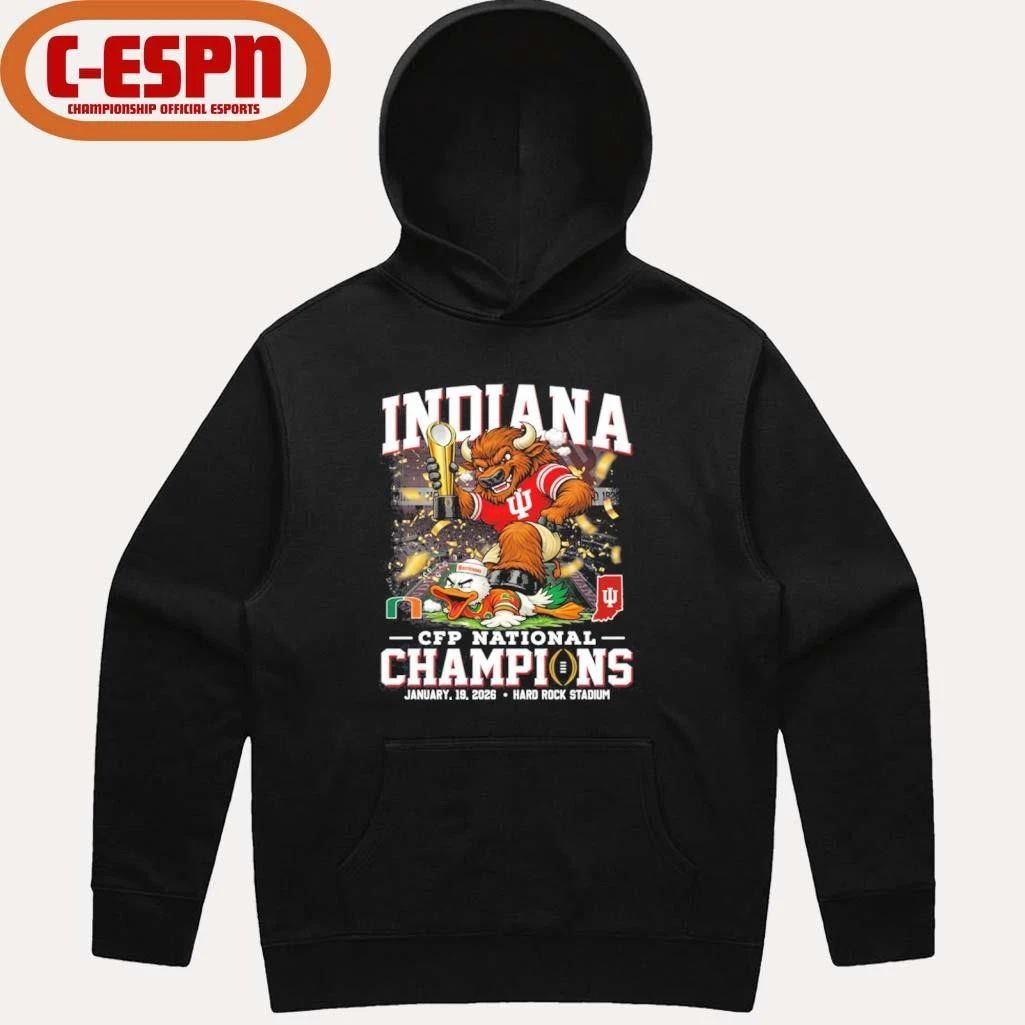 Indiana Hoosiers Beat Miami Hurricanes CFP National Champions Shirt