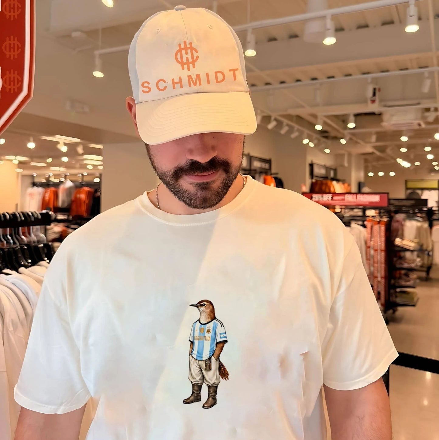 Argentina World Cup featuring national bird Rufous Hornero shirt