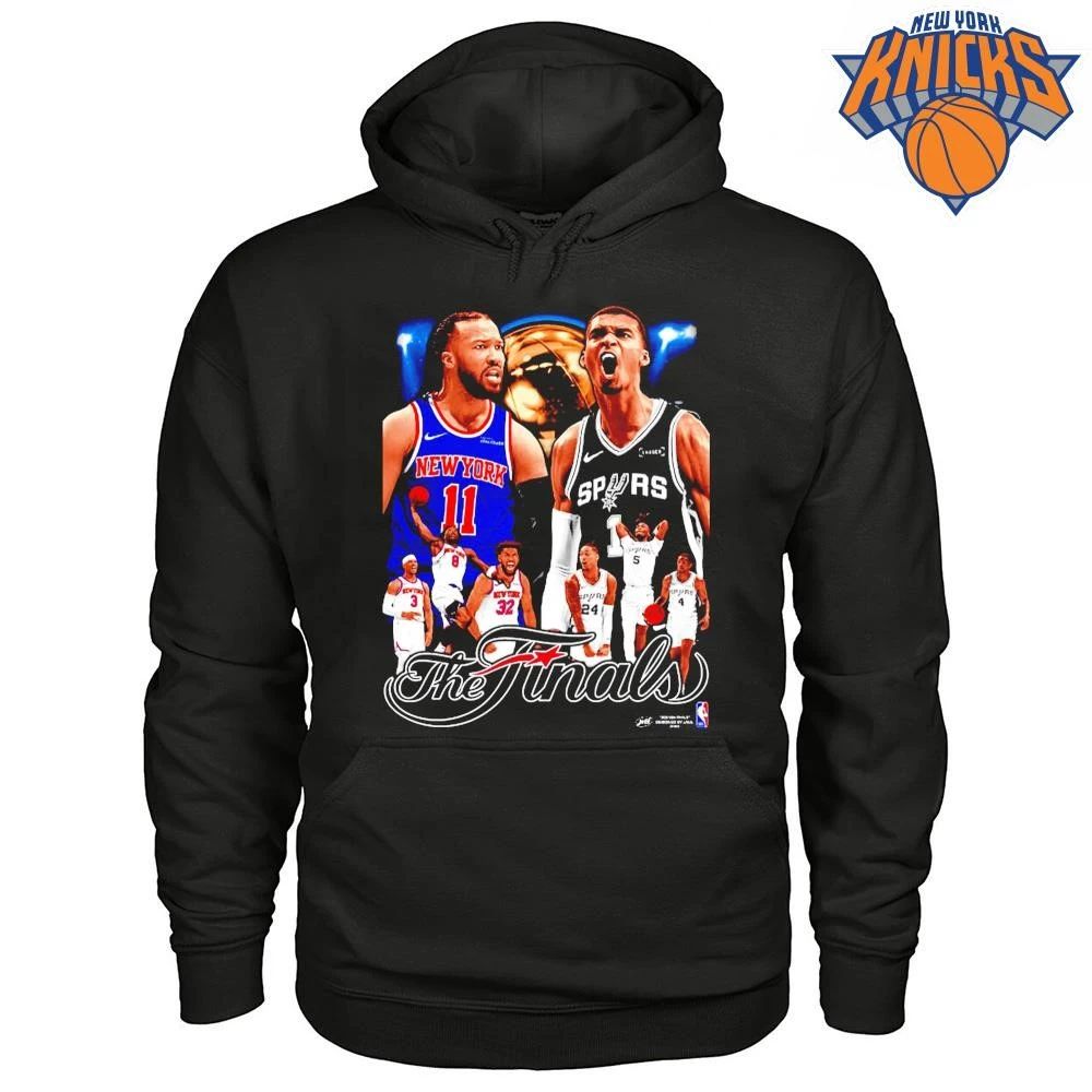 Jalen Brunson Victor Wembanyama New York Knicks San Antonio Spurs The Finals Vintage Matchup NBA Finals 2026 Shirt