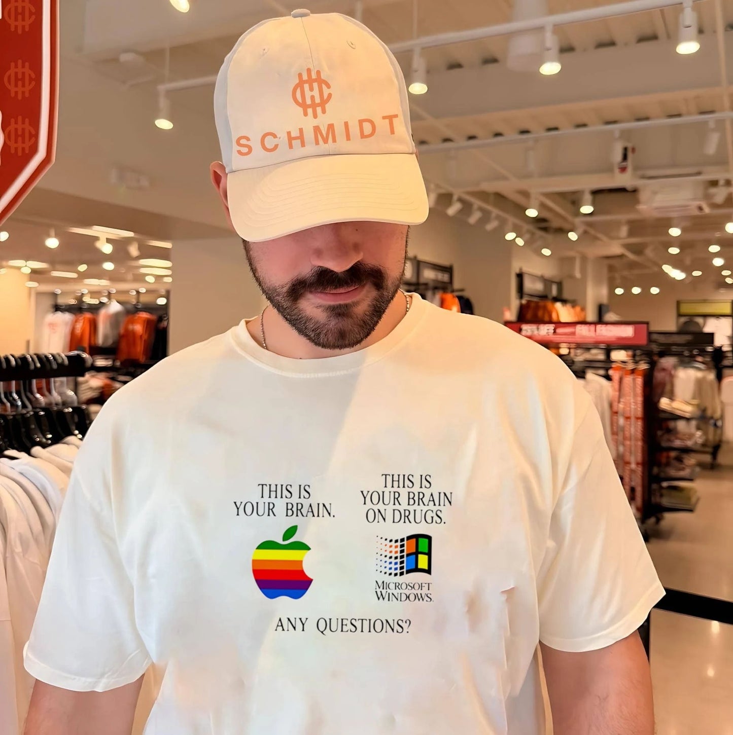 This your brain Apple this is your brain one drugs Microsoft Windows any questions shirt