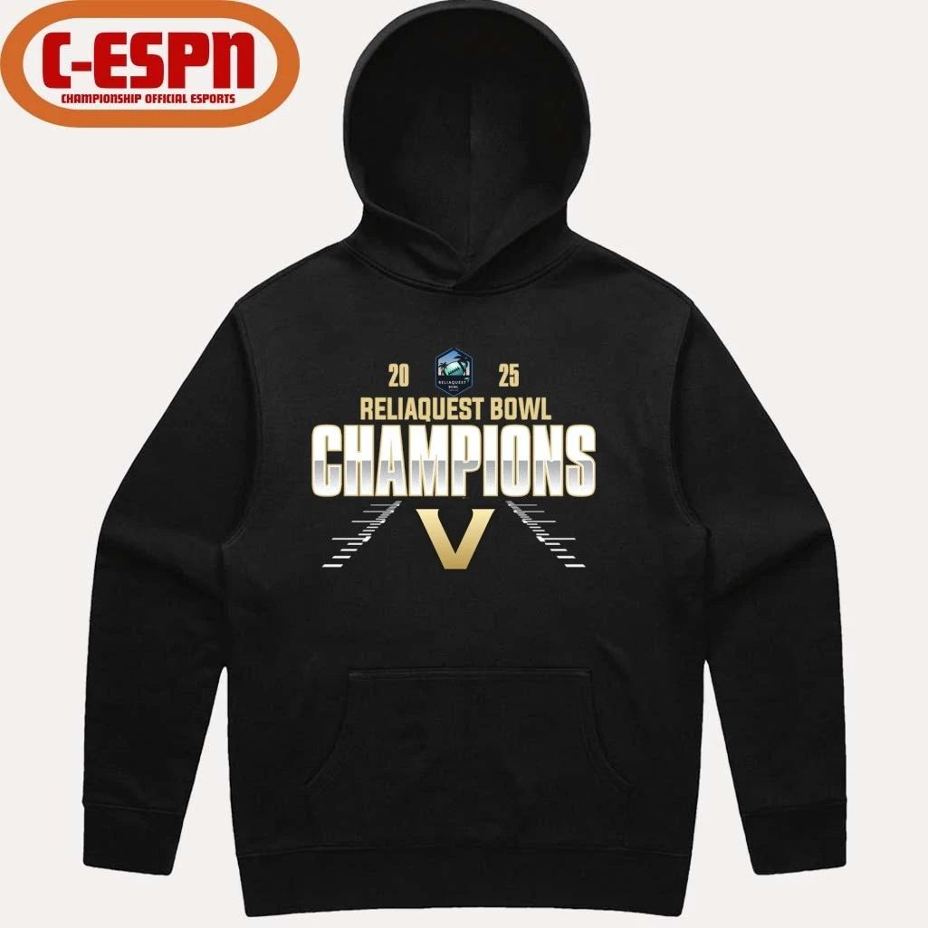 Vanderbilt Commodores Reliaquest Bowl Champions 2025 shirt