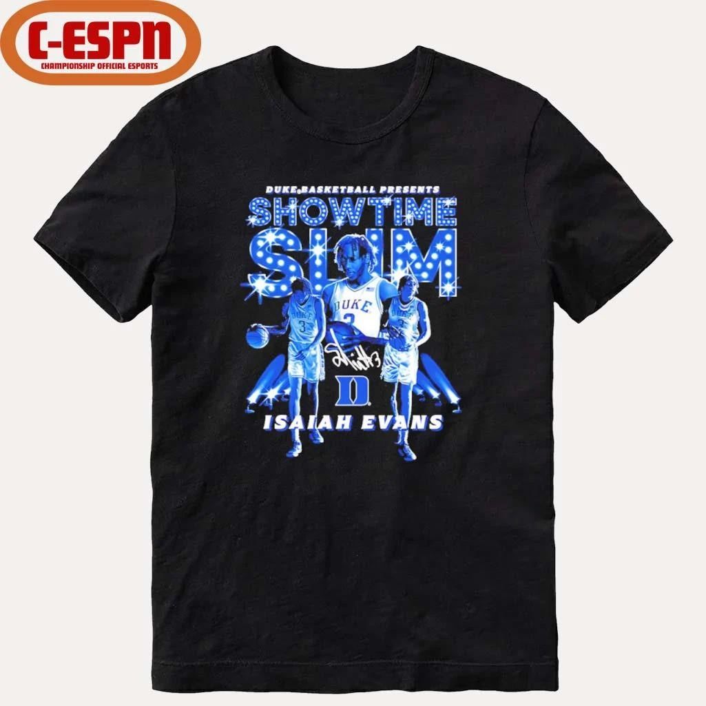 Isaiah Evans Duke Blue Devils Showtime Slim T-shirt