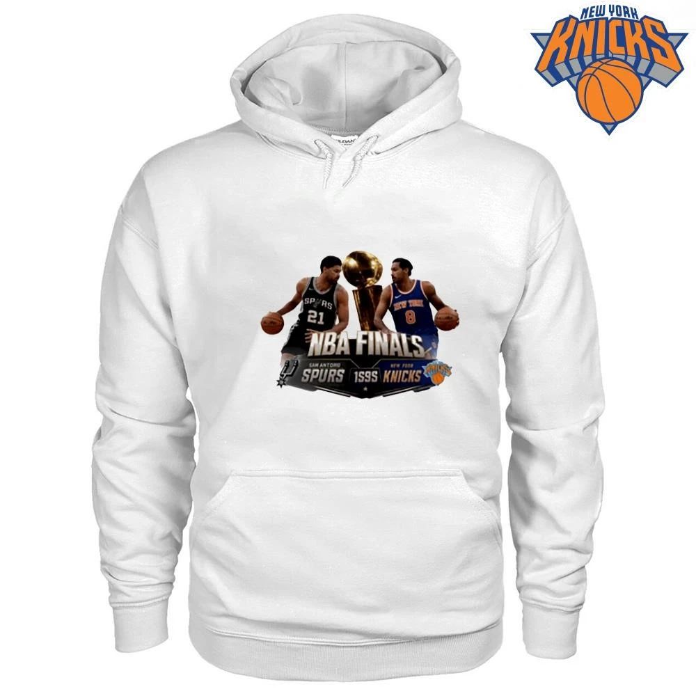San Antonio Spurs vs New York Knicks 1999 NBA Finals Tim Duncan Latrell Sprewell Vintage Graphic Shirt