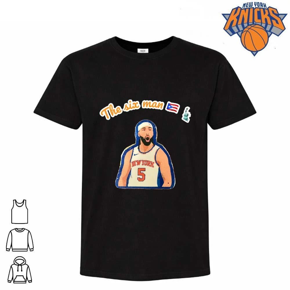 New York Knicks Champions NBA 2026 Miles McBride The Six Man Puerto Rico Shirt