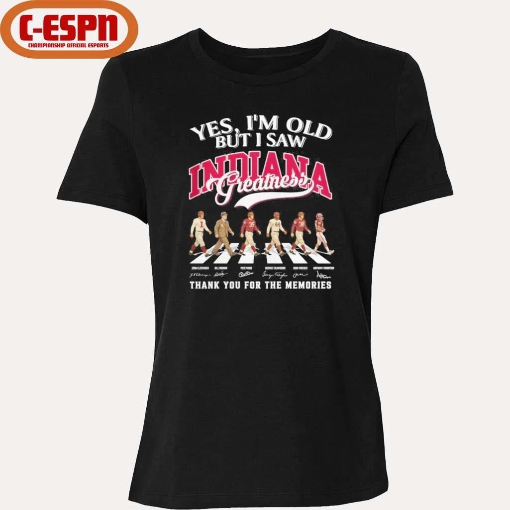 Yes, I’m Old But I Saw Indiana Hoosiers Abbey Road Greatness Shirt