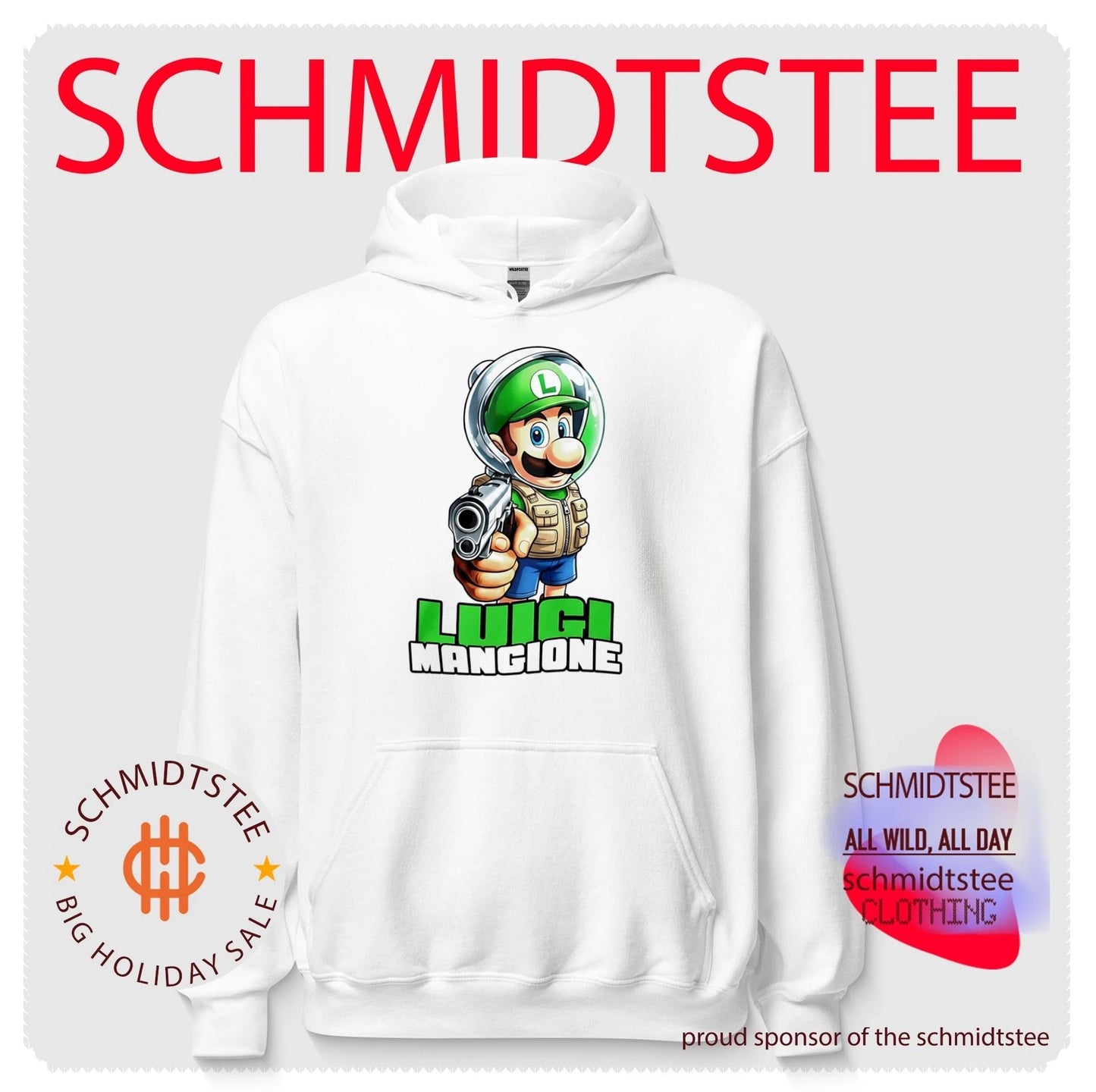 Luigi Super Mario Luigi Mangione Shirt