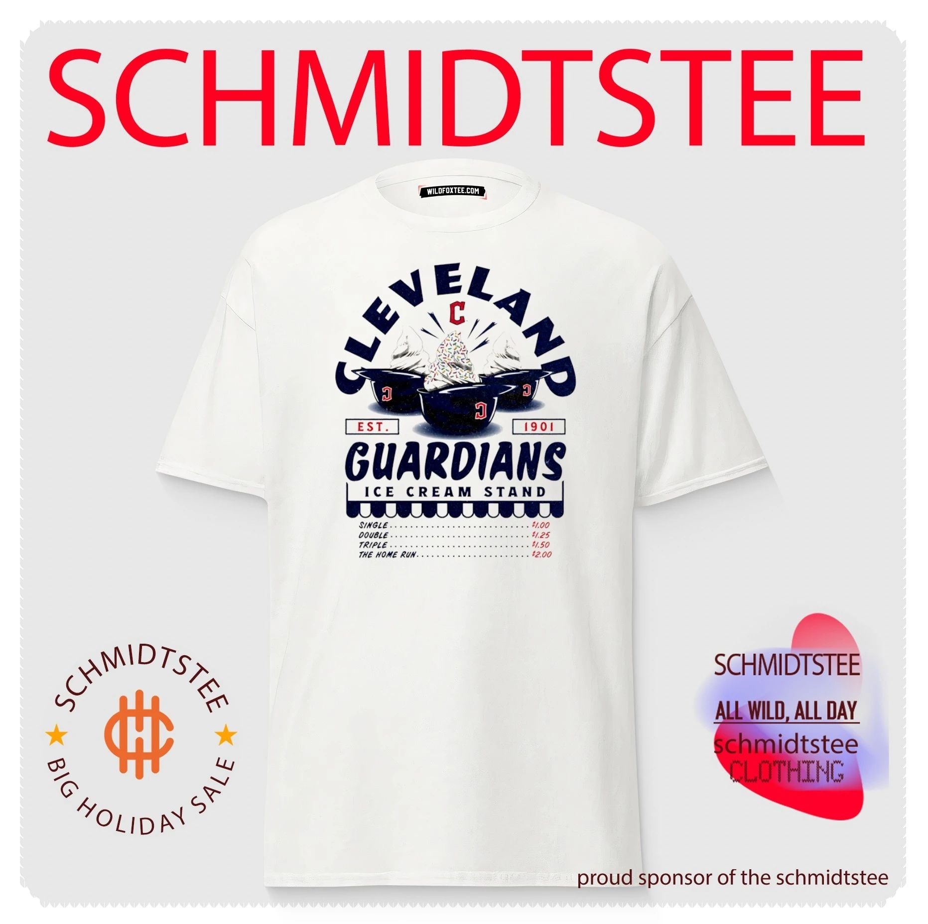 Cleveland Guardians Ice Cream Stand shirt