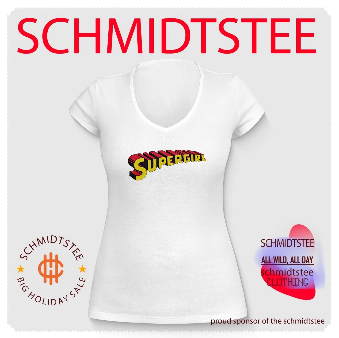 Supergirl Wordmark Planet Krypton shirt