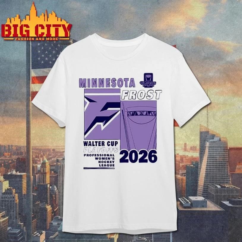 Minnesota Frost 2026 PWHL Walter Cup Playoffs Fragments Shirt